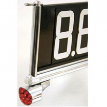 Billet Aluminum Safety LED Taillight - Polished