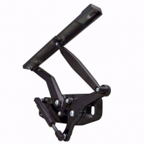 1968-72 GTO Hinge Kit with Steel Hood Frame - Black