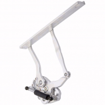 1969-72 Cutlass Hinge Kit with Steel Hood Frame - Natural