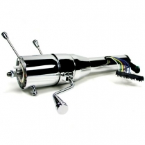 Universal Tilt 18" Steering Column with Shift - Chrome