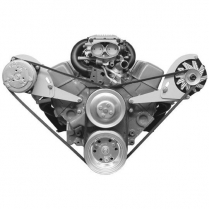 A/C Bracket SB Chevy SWP Wide Mount 1" Lower - Pass Side