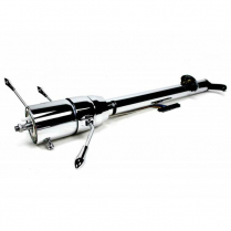 1955-56 Chevy Car Tilt Column Frt Steer Rack w/Shift- Chrome