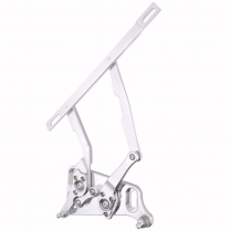 1970-72 Challenger Hinge Kit with Steel Hood Frame - Natural