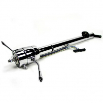 1955-56 Chevy Car Straight Column Frt Rack w/Shift - Chrome