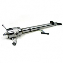 1955-56 Chevy Car Straight Column Front Rack w/Shift - Black