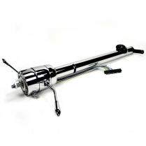 1957 Chevy Car Straight Column Front Rack w/Shift - Chrome