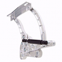 1967-72 Chevy Truck Hinge Kit w/Steel Hood Frame - Natural