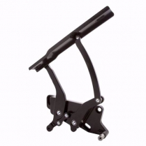 1973-80 Chevy Truck Hinge Kit with Steel Hood Frame - Black