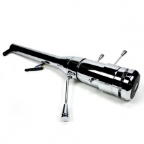 33-1/4" Tilt Tele Column & 9 Bolt Adapter w/Shift - Chrome