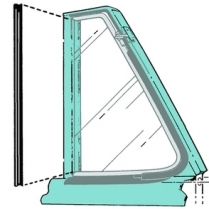 1941-42 Ford Closed Car Rubber Vent Window Edge Seal