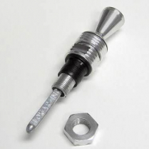 Locking Trans Dipstick 3" Direct Mount for GM 350/400- Brite