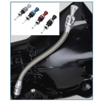 Locking Trans Dipstick for Trans Mount for GM 700R - Bright