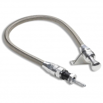 Locking Trans Dipstick for Trans Mount for GM 200R - Bright