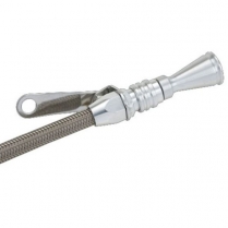 Locking Engine Dipstick for 1955-79 Chevy SB Engines- Bright