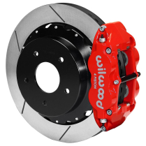 1965-82 Corvette 14" Non-Drilled Rear Brake Kit - Red Cal