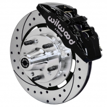 1974-78 Must II DynaPro 12.19" Drilled Frt Brake Kt - Black