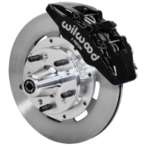 1974-78 Must II DynaPro 12.19" Non-Drill Frt Brake Kt- Black