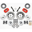 1979-90 GM See Appl 11" Drilled Front Brake Kit - Red