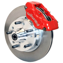 1979-90 GM See Appl 11" Non-Drill Front Brake Kit - Red