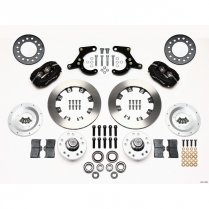 1955-57 Chevy Car Dynalite 11.75" Non-Drill Frt Brake Kt Blk