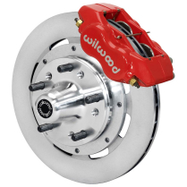 1959-64 Chevy/63-64 Vette 11.75" Front Brake Kit - Red Cal