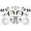 1937-48 Ford Dynalite Pro 11" Front Disc Brake Kit - Polish