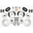 1937-48 Ford Dynalite Pro 11" Front Disc Brake Kit - Black