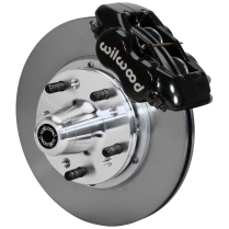 1962-72 Mopar Dynalite Pro 11" Non-Drill Frt Brake Kit - Blk