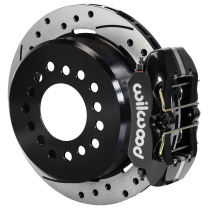 Ford Big 9" 2.36" O/S 11" Drill Rear Park Brake Kit - Black