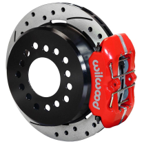 Ford New 9" 2.5" O/S 11" Drill Rear Park Brake Kt - Red