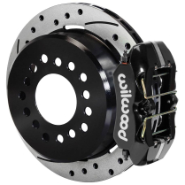 GM 12 Bolt 2.75/2.81" O/S Drill Rear Park Brake Kit - Black