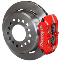GM 12 Bolt 2.75/2.81" O/S Lo-Pro Rear Park Brake Kit - Red