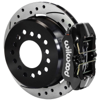 Ford Small 9" 2.5" O/S Drill Rear Park Brake Kit - Black