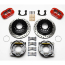 Ford Small 9" 2.5" O/S Drill Rear Park Brake Kit - Red