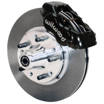 1949-62 Chevy FS Car 11" Non-Drill Dynalite Frt Brake Kt Blk