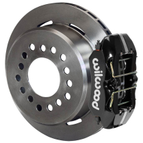 1958-64 Impala 57-62 Vette 11" Non-Drill Rear Brake Kt - Blk