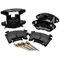 GM D154 1.12" Piston 1.04" Rotor Black Front Caliper Kit