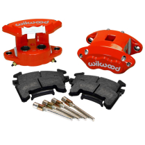 GM D154 1.12" Piston 1.04" Rotor Red Front Caliper Kit