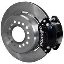 New Big 9" Ford GM D154 Non-Drill 2.5" OS Rear P/Brakes- Blk