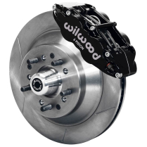 1974-78 Mustang II 12.88" Non-Drill Front Brake Kit - Black