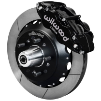 1959-64 Impala 63-64 Vette 13" Non-Drill Frt Brake Kit - Blk