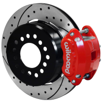 1963-87 GM C10C15 D154 12" Drill Rear Park Brake Kit - Red