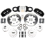 1965-69 Mustang 12.19" Non-Drilled Front Brake Kit - Black