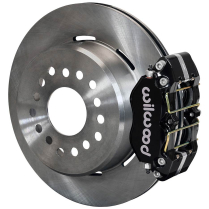 Big 9" Ford 12" Non-Drill 2.36" O/S Parking Brake Kt - Black