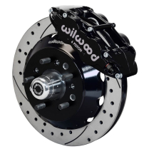 Wilwood TCI Spindle 12.88" Drilled Front Brake Kit - Black