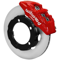 1966-75 Bronco 11.75" Non-Drilled Front Brake Kit - Red