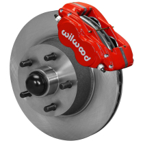 1957-68 Galaxy 11.30" Non-Drilled Front Brake Kt - Red