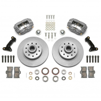 1974-78 Mustang II 11" Non-Drilled Front Brake Kit - Silver