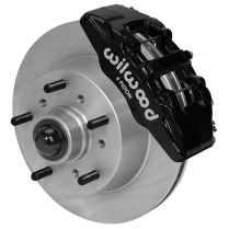 1968-72 Ford F100 11.75" Non-Drilled Front Bake Kit - Black