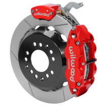 1988-96 Corvette 12.88" Non- Drilled Rear Brake Kit - Red